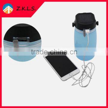 Solar Camping CE ROHS Bottle LED Lantern Light With Power Bank photo-2