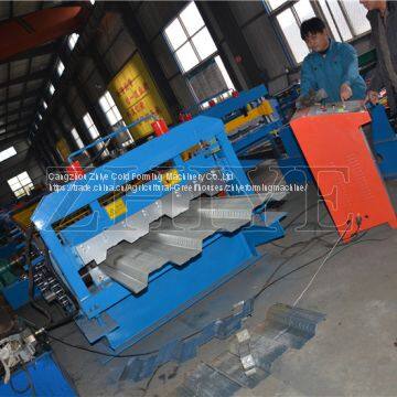 PLC Controlled Equipment Aluminium Decking Floor Tiles Production Line photo-2