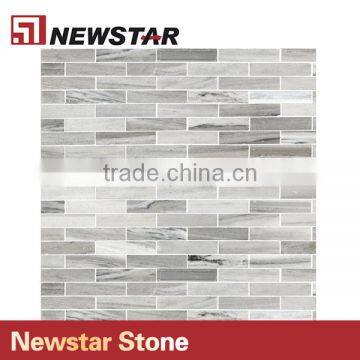 Newstar Wholesale Natural Stone White Marble Flooring Mosaic photo-2