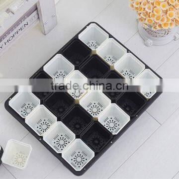 Plastic 20 Divided Plant Flower Pots Tray