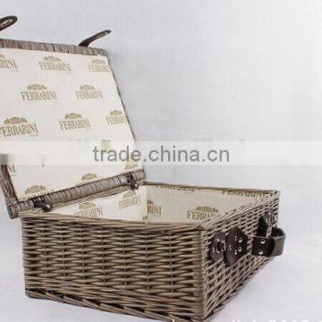 Handmade Brown Wicker Hamper Wholesale Wicker Clothes Hamper photo-5