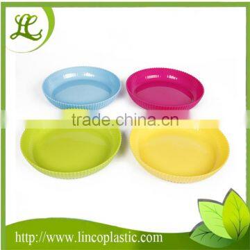 Colorful Plastic Round Fruit Tray