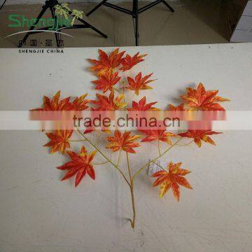 CHY070920 Simulate Green Tree Leaves Maple Artificial Leaf Craft for Sale photo-6