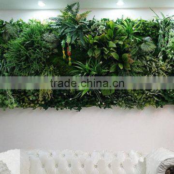 2017 Hot Sale Factory Price Artificial Plant Wall Artificial Plastic Plant Artificial Grass Wall photo-3