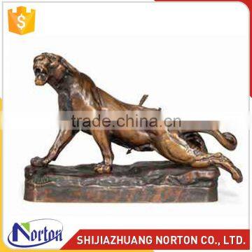 Wild animal bronze panther statue for sale NTBH-016LI