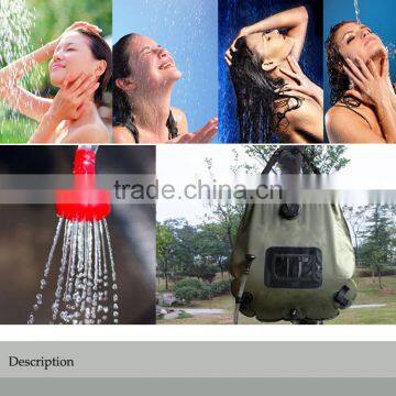 Outdoor Olive Foldable Camping Shower C1021-12