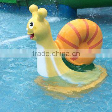 Fiberglass snail figure waterpark decoration