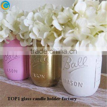 Purple Mason Jars Can as for Vase photo-4