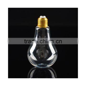Empty Transparent Plastic Light Bulb PET Plastic Light Bulb Shape Bottle photo-5