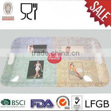 Unbreakable melamine breakfast trays wholesale melamine serving trays