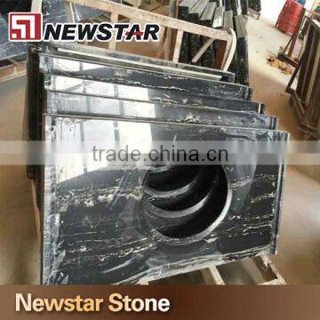 Newstar Countertop Silver Dragon Marble Cheap Bathroom Vanity Top photo-2