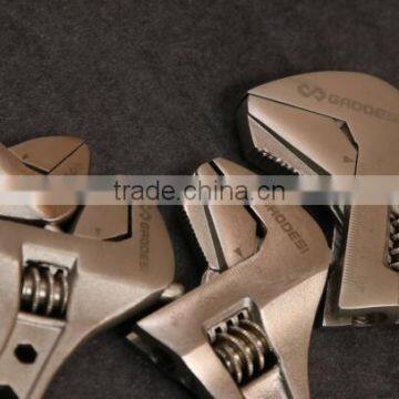 Wide Mouth Tube Live Nickel Plated Spanner Wrench Adjustable Nut Wrench Pipe Wrench photo-5