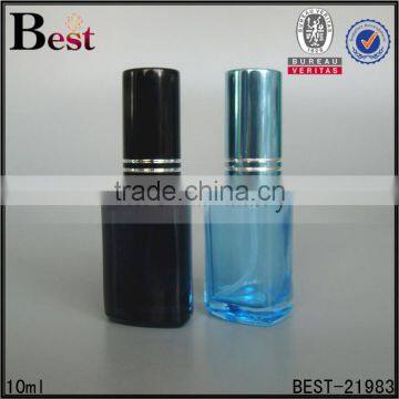 China Travel Cosmetic Fragrance Perfume Empty Blue Mini 10ml Glass Spray Bottle Heart Shape Bottom Cheapest Promotion photo-5