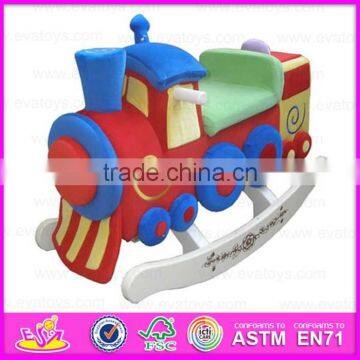 2015 High Quality Kids Rocking Horse Toy,Best Sale Children Wooden Rocking Horse Toy,Baby Product Wooden Rocking Horse WJ276724 photo-5