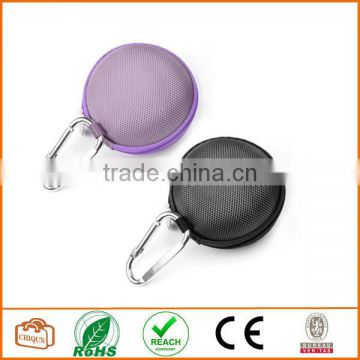 (Black and Purple) Earphone handsfree Headset HARD EVA Case