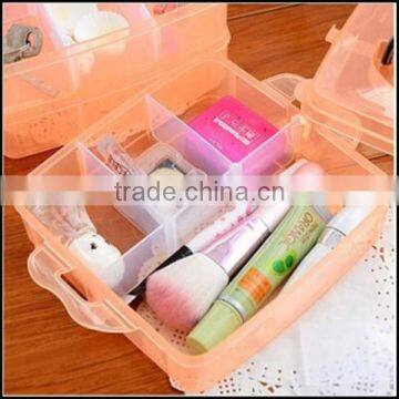 3 Layer 18 Apartment Cheap Plastic Makeup Palstic Storage Box With Lids and Handle/custom Plastic Storage Box/plastic Box photo-3