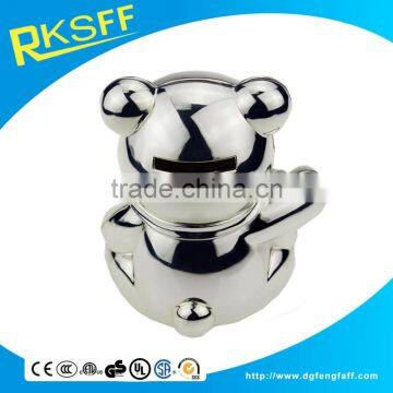 Metal Lovely Panda-shape Coin Bank for Baby Gift photo-6