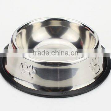 Food Feeder Dish Serving Bowl Water Container Rubber Base Cat Dog Pet Bowl photo-6