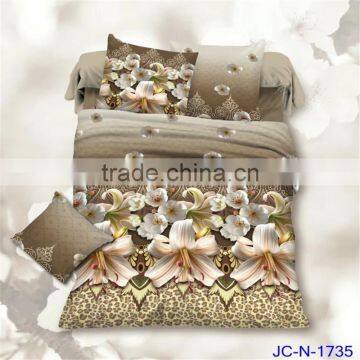2016 New Arrival Happy Life Flower 3d Bedding Sets 4pcs Bedspread Duvet Cover Bed Sheet Pillowcases Set Queen Size. photo-3