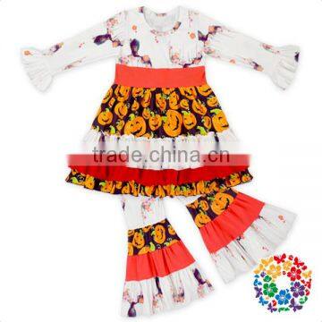 Deer Animal Ruffle Girls Boutique Clothing Set Fall White Baby Clothing Kids Boutique Outfits photo-5