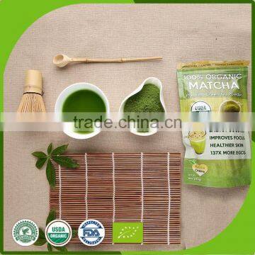 USDA certified organic matcha green tea powder