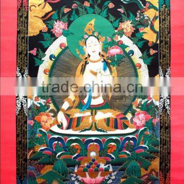 WHITE TARA (BIG) THANKA