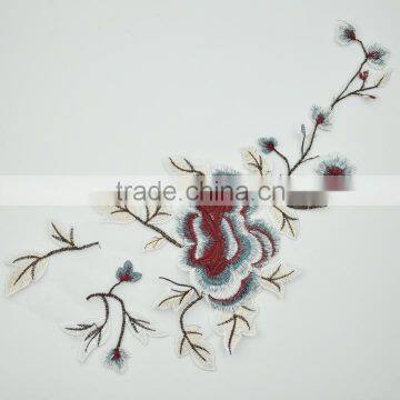 2017 New Arrival Beautiful Embroidery Flower Patch Design From Keering WEF-769 photo-2