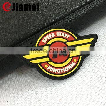 2014 personalized Silicone & PVC garment heat seal shoe label