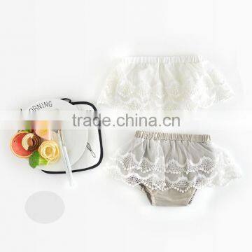 2017 Hot Sale Summer Baby Girls Sweet Lace Frill Bloomers photo-2