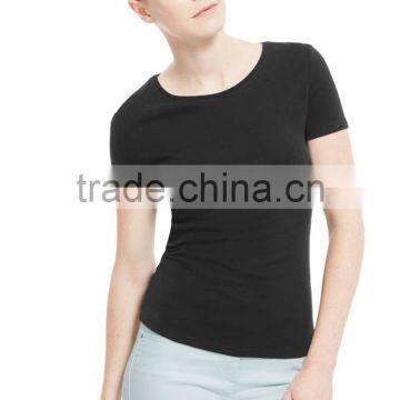 Cheaper Basics Blank Cotton Women Red T-shirt
