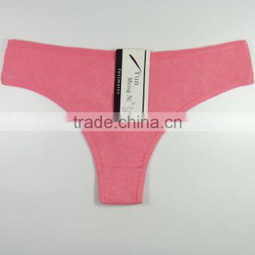 Sexy Hot Teen Underwear Solid Colors T-back Soft Cotton Thongs photo-4