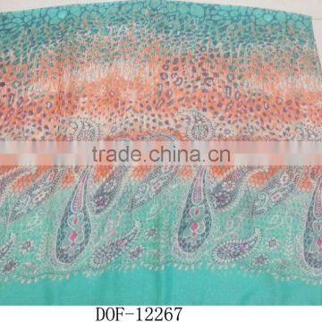 Fashion new popular paisley floral rayon classic scarf