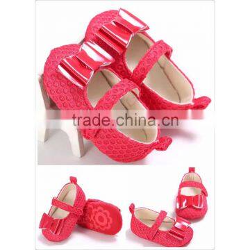 China Wholesale Shoes Newest Mini Bow Prewalker Angel Baby Shoes photo-3