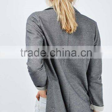Latest Design Lady Blazer Boy Friend Jacket Women photo-3
