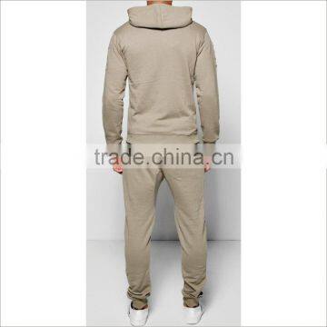 Custom New Design Broken Hole Washed Tracksuit Slim Fit photo-4