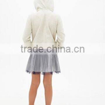 Latest Design Custom Blank Girls Kids Zipper Pocket Hoodies Wholesale China Supplier photo-2