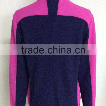 Fashion Custom Fantastic Matching Color Women Contracted Long Sleeve Sportswears Made in China photo-2
