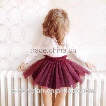 Rose Red Glitter Tutu Mother Daughter Matching Dress Summer New Style photo-5