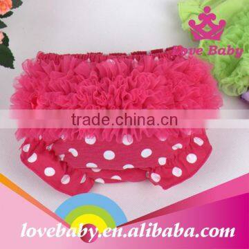 Adorable Baby Diaper Cotton Baby Bloomers Wholesale Baby Underwear With Ruffle photo-6