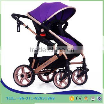 High Landscape Luxury Buggies Wholesale Baby Carriage Stroller Folding Baby Stroller 3-in-1 photo-4
