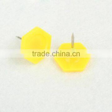 Multi Color Plastic Flatback Head Thumb Tacks for Office Supplies photo-3