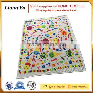 New Design for Cartoon Printed Promotional Baby Blanket