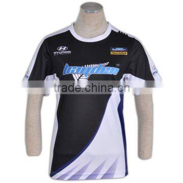BSCI/ISO9001 Factory Dry Fit Breathable Fabric Italy Sublimation Ink Hotsale Cheap Sublimation t Shirt Design photo-2