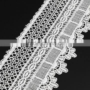 Lace Trim, Polyester, White, 81mm, Sold By Yard photo-4