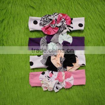 2016 Baby Girl Spring Clothing Toddler Flower Hairbands Wholesale Kids Girl Headband Children Boutique Bow Knot Hair Accessories photo-3