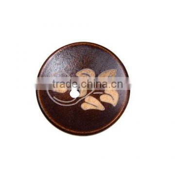 2-hole garment Wooden Button