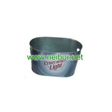 tin ice bucket beer bucket beer cooler