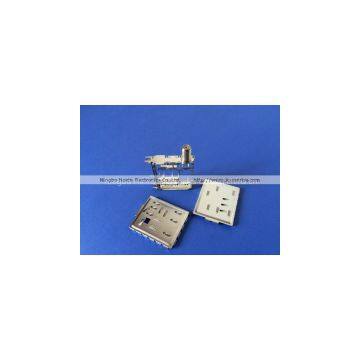 Pal Connector With Frame for Set Top Box