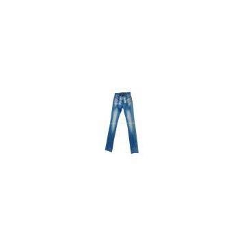 2014 New Arrival Lady's Fashion Denim Jeans (OEM Accepted)