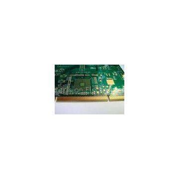 8 Layer Layer PCB Gold Plated Finish / Gold Finger / BGA , Single Sided PCB